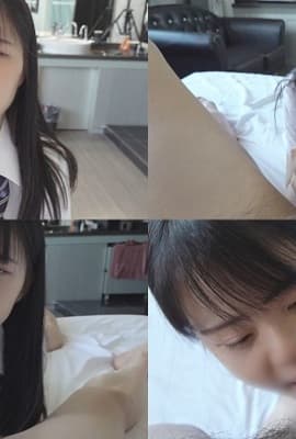 FC2PPV 4477356 【個人撮影】顔出し「きらり18歳」華奢なカラダの制ロ▲美〇※に超デカチン３P！大量顔射！